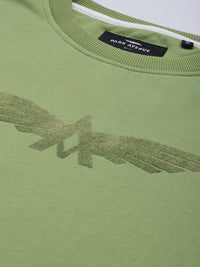 Park Avenue Brand Logo Printed Long Sleeves Sweatshirt