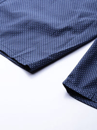 The Indian Garage Co Men Navy Blue & White Printed Lounge Shorts