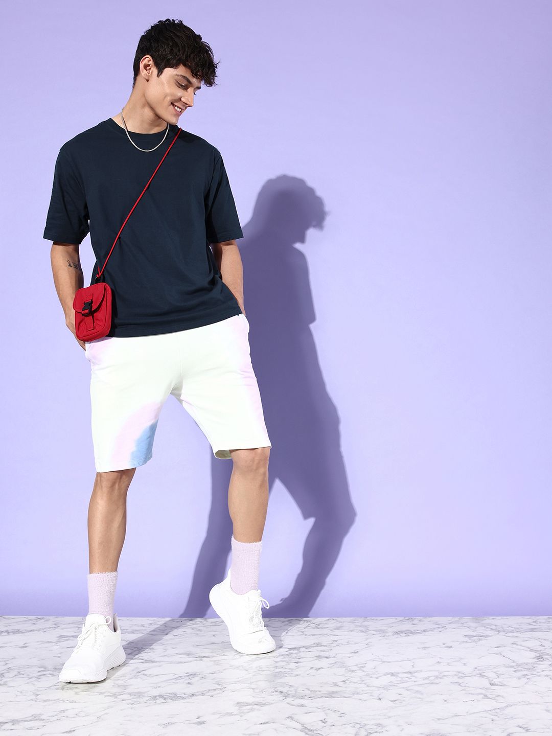 DILLINGER Printed Pure Cotton Oversized T-shirt