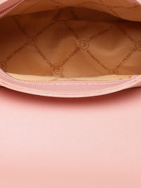 Lino Perros Pink Solid Sling Bag