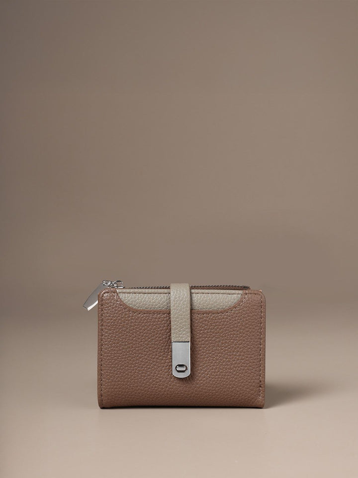 Lino Perros Women Zip Detail Two Fold Wallet