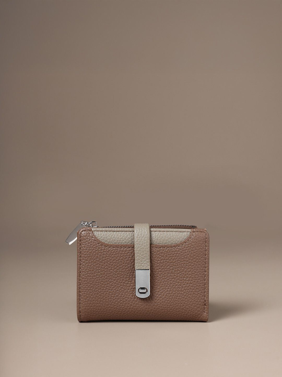 Lino Perros Women Zip Detail Two Fold Wallet