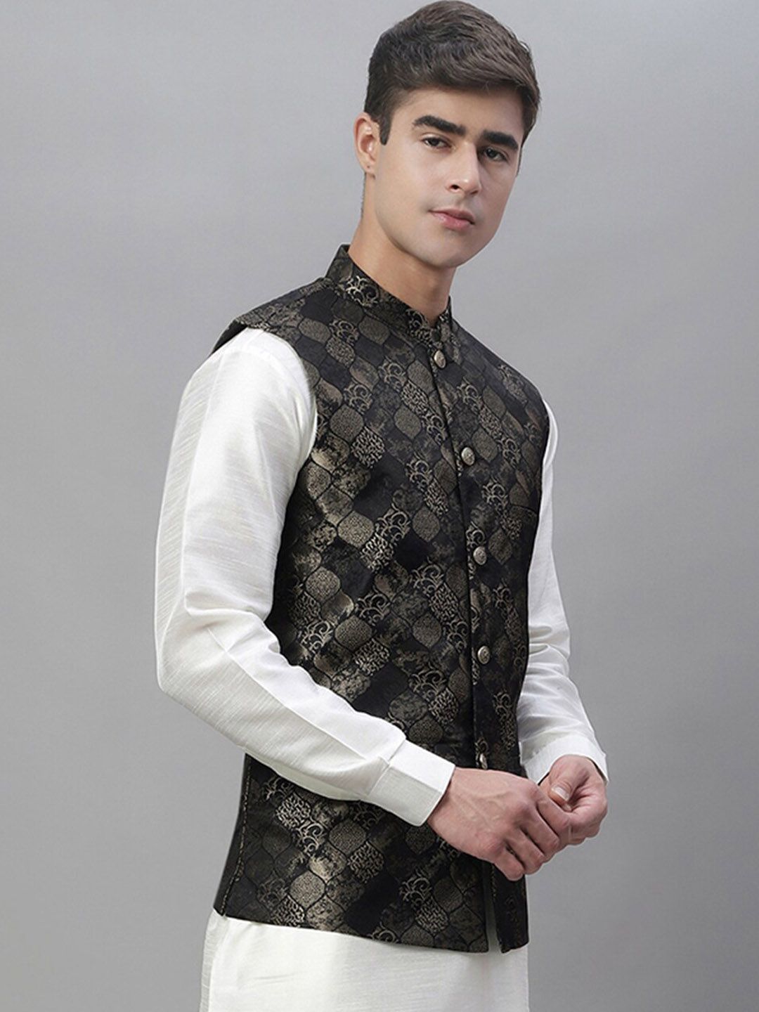 Anouk Men Woven Design Jackets