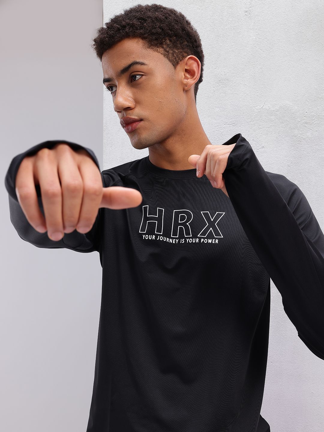 HRX by Hrithik Roshan Rapid-Dry Printed Training T-shirt