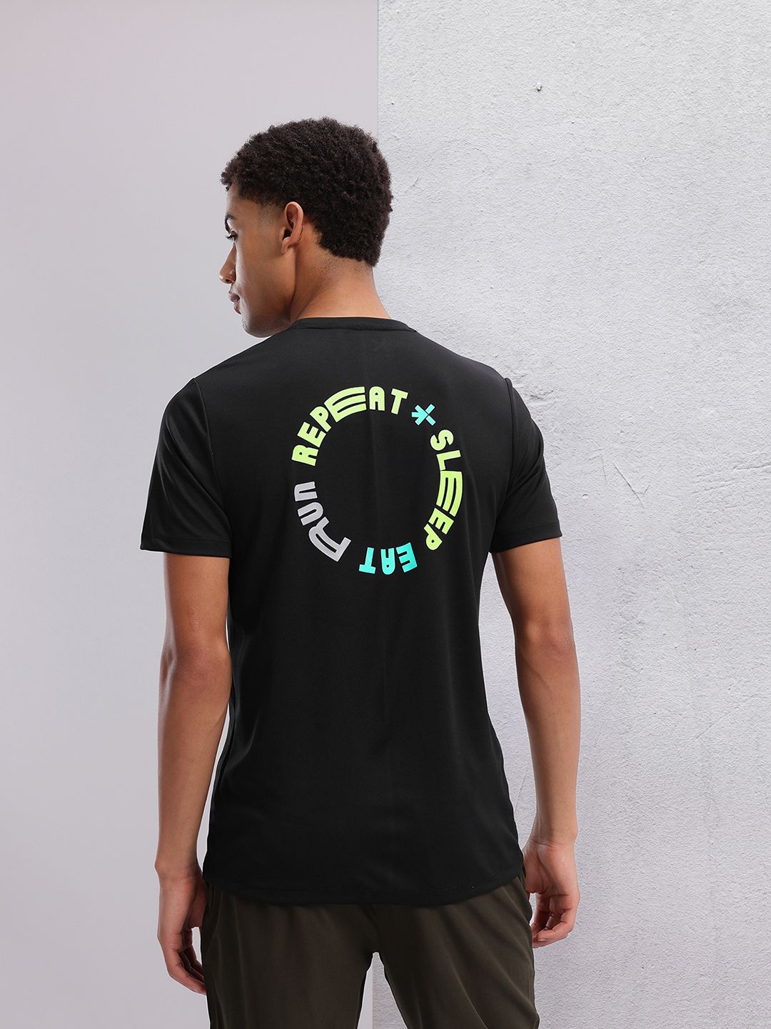 HRX by Hrithik Roshan Men Printed Rapid-Dry Running T-shirt