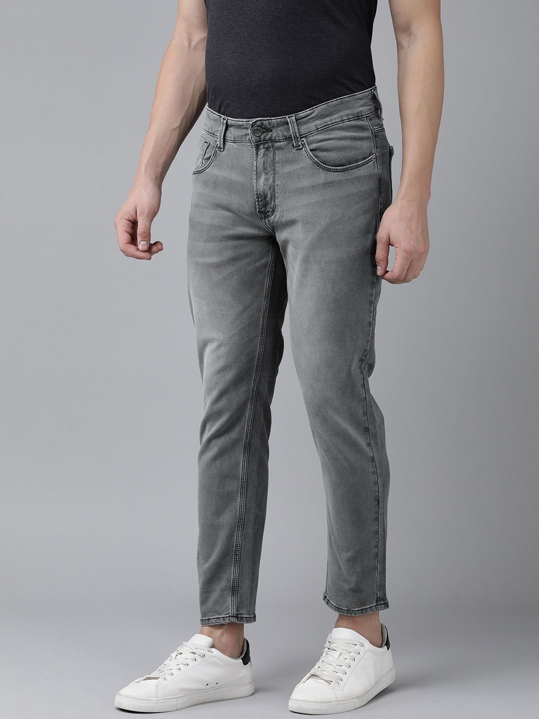 SPYKAR Men Rovers Low-Rise Regular Fit Light Fade Stretchable Jeans