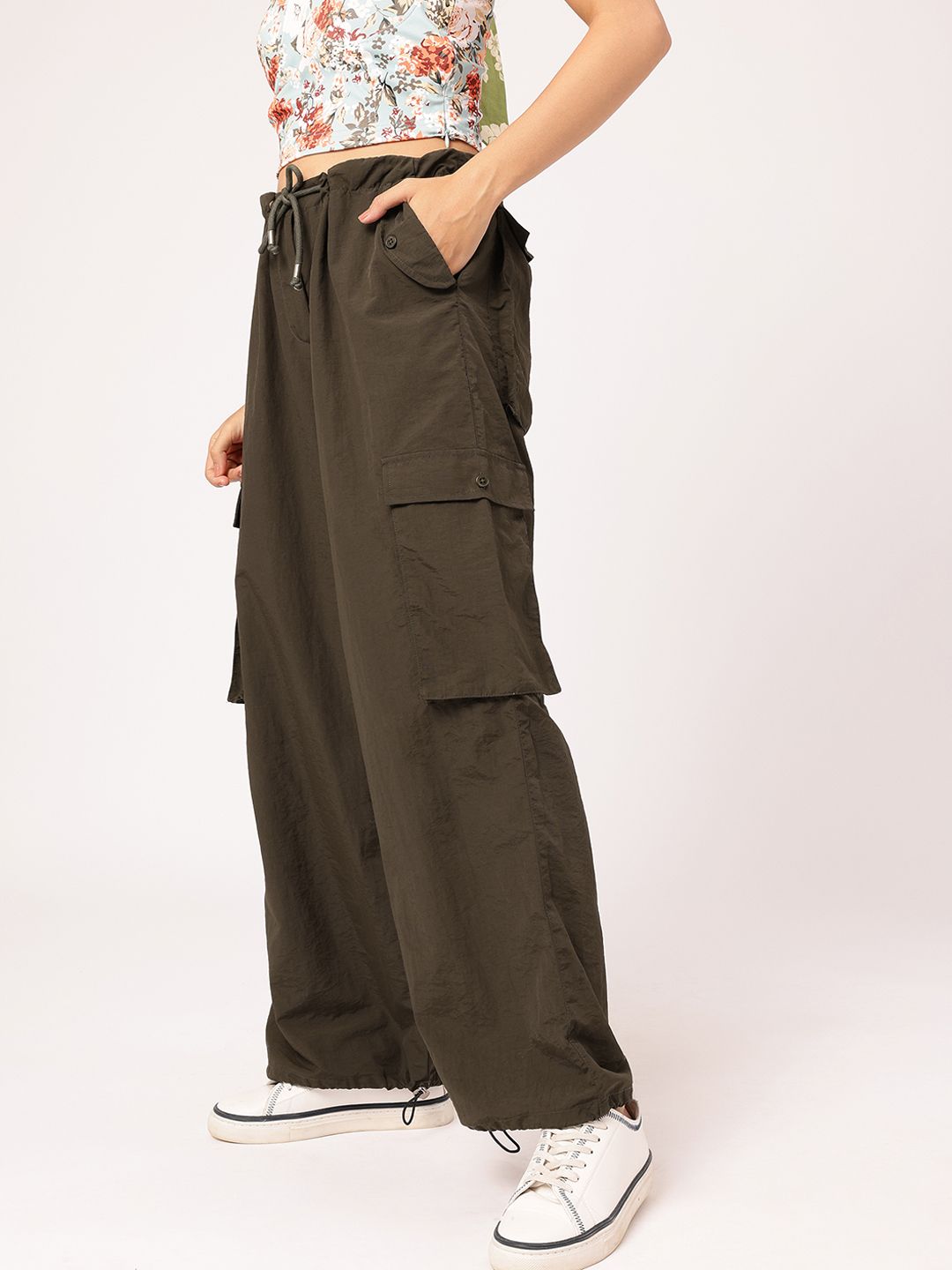 DressBerry Women Whirl Win Parachute Trousers