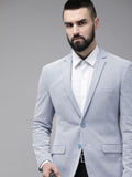 Park Avenue Active Fit Self Design Single-Breasted Formal Blazers