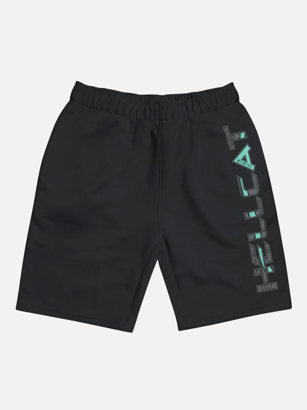 HELLCAT Boys Black Sports Shorts