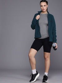 HRX by Hrithik Roshan Open Front Fleece Sweatshirt