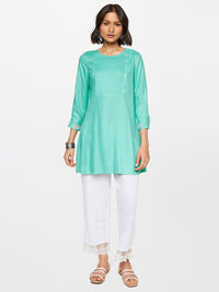 Global Desi Woven Design Viscose Tunic