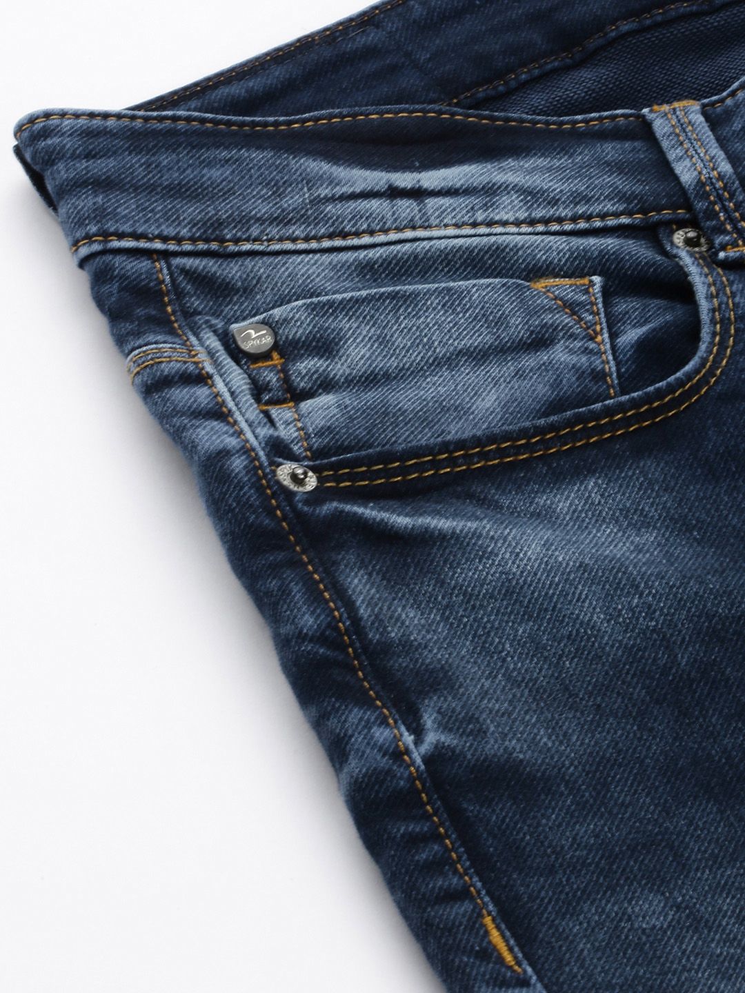 SPYKAR Men Purist Super Skinny Fit Low-Rise Heavy Fade Ankle Length Stretchable Jeans