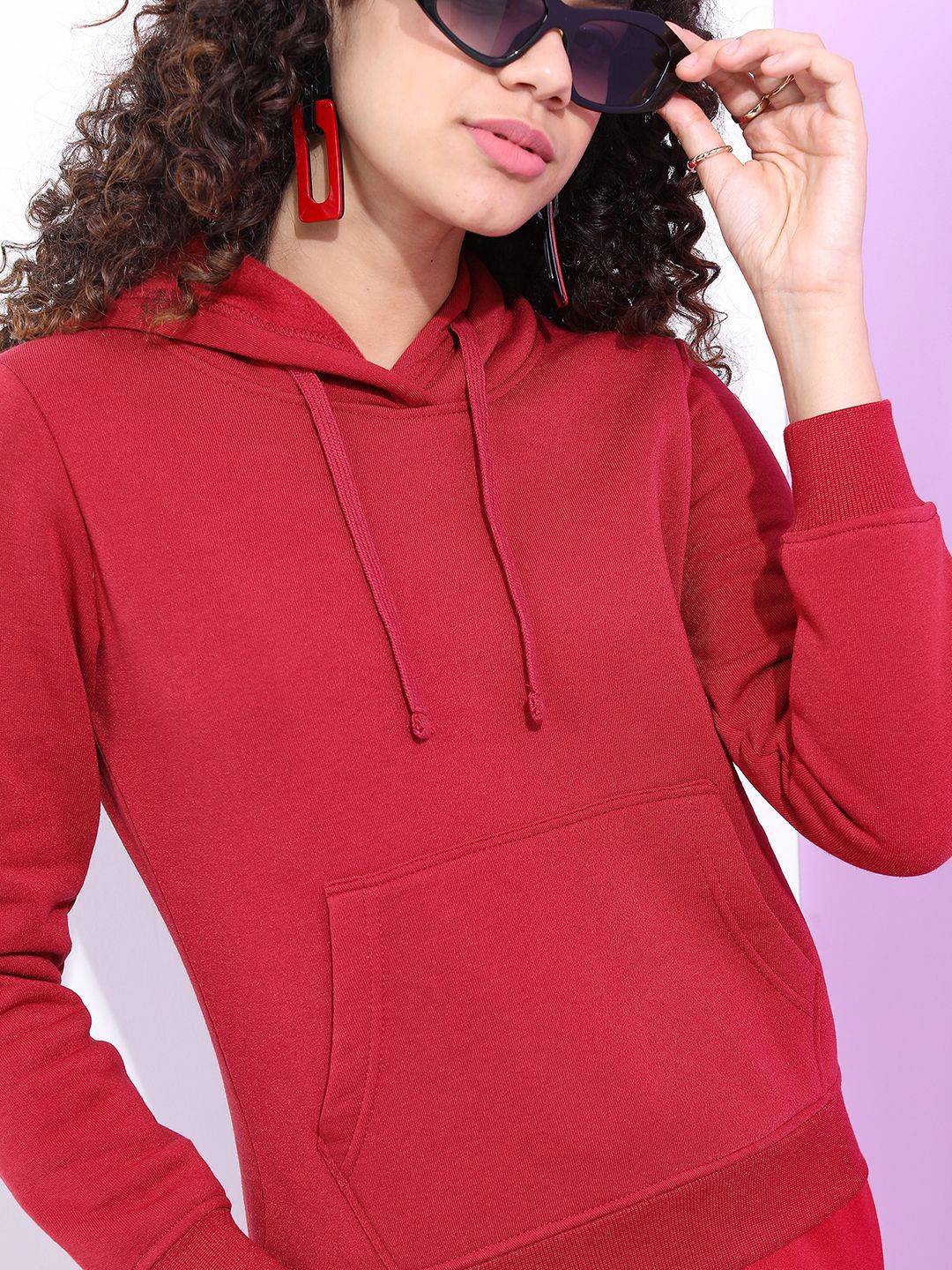 Tokyo Talkies Women Hooded Sweatshirt