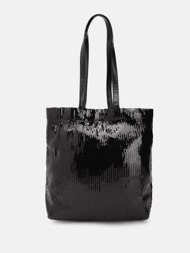 Lino Perros Sequined Embellished Structured Tote Bag