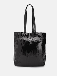 Lino Perros Sequined Embellished Structured Tote Bag
