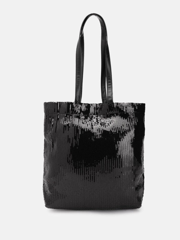 Lino Perros Sequined Embellished Structured Tote Bag