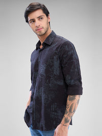 SPYKAR Men Slim Fit Opaque Printed Casual Shirt