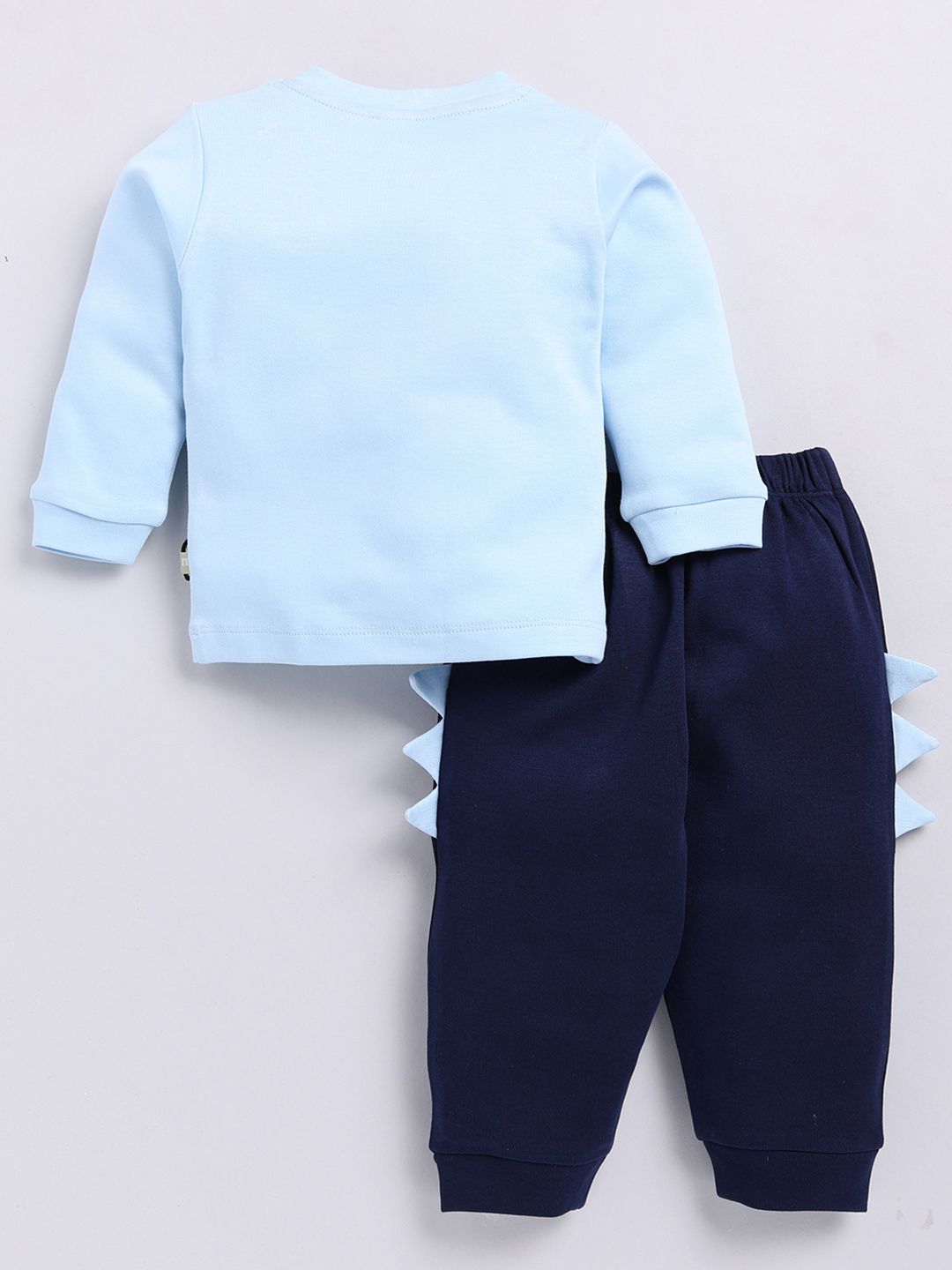 Moms Love Infant Boys Pure Cotton Printed T-shirt & Jogger