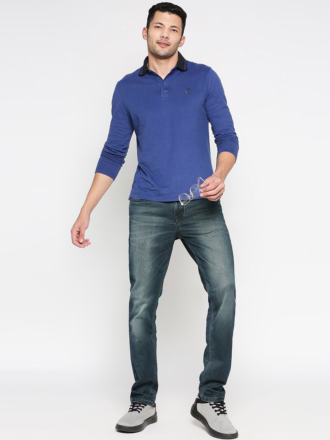 Being Human Men Slim Fit Clean Look Heavy Fade Jeans