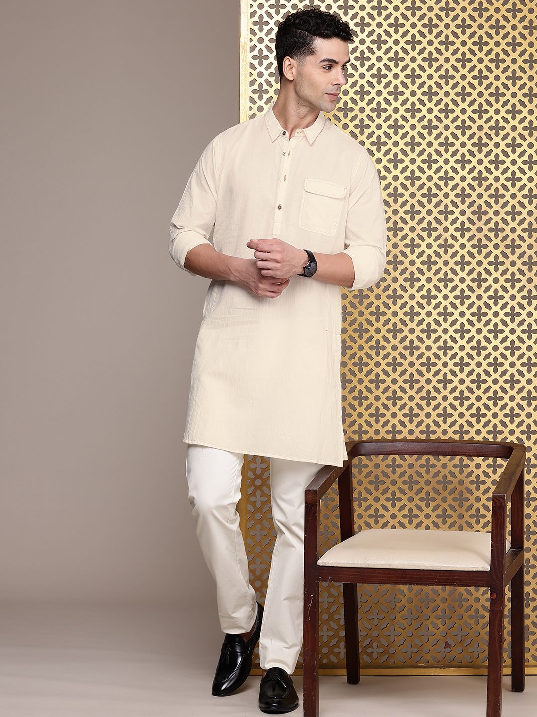 House of Pataudi  Jashn Pure Cotton Kurta