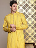 House of Pataudi Jashn Striped Kurta