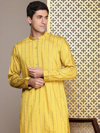 House of Pataudi Jashn Striped Kurta