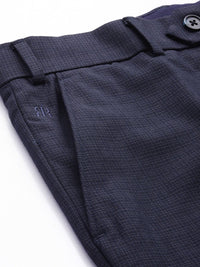 Raymond Men Checked Slim Fit Trousers
