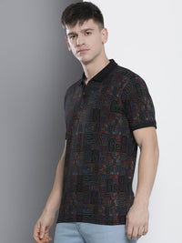 The Indian Garage Co Men Typography Printed Polo Collar T-shirt