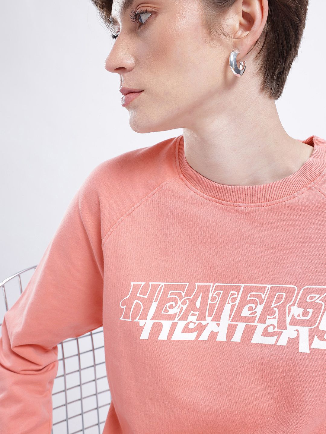 DressBerry Printed Cotton Terry Sweatshirt