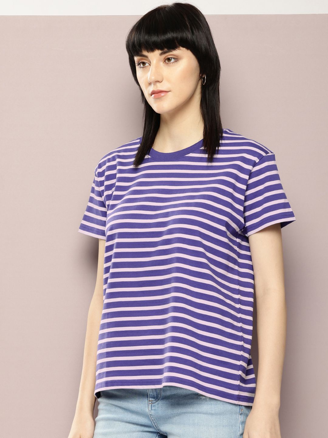 Dillinger Women Yarn Dyed Boxy T Shirt