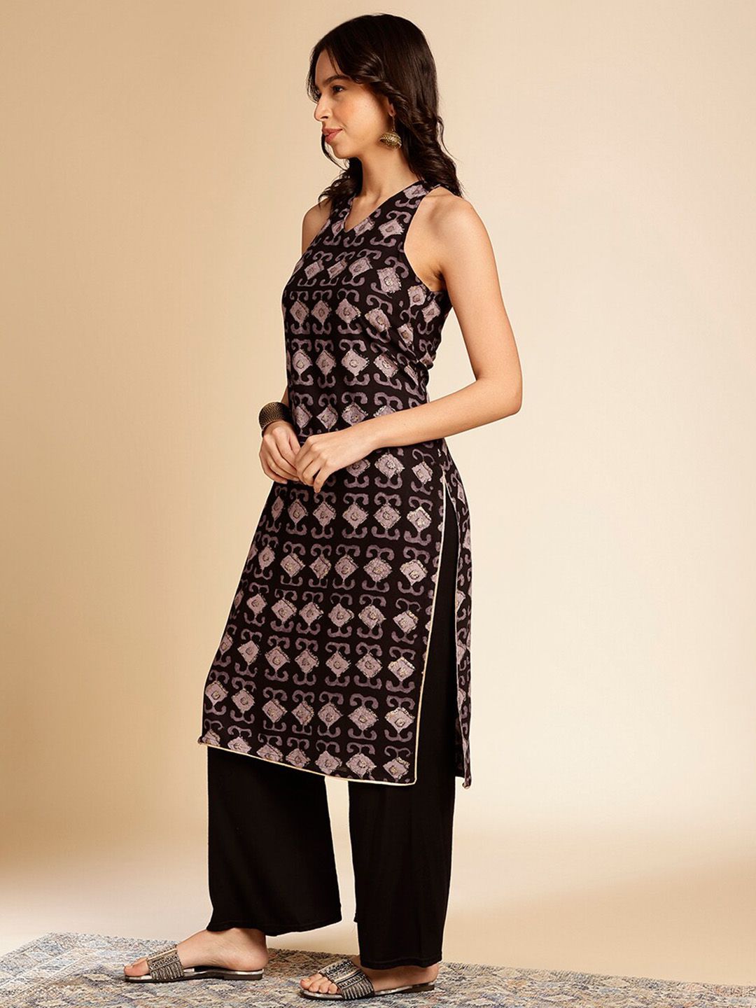 Anouk  Ethnic Motifs Printed Kurta