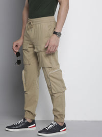 The Indian Garage Co Men Cotton Cargos Trousers