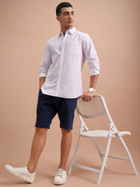 HIGHLANDER Plus Size Slim Fit Opaque Cotton Casual Shirt