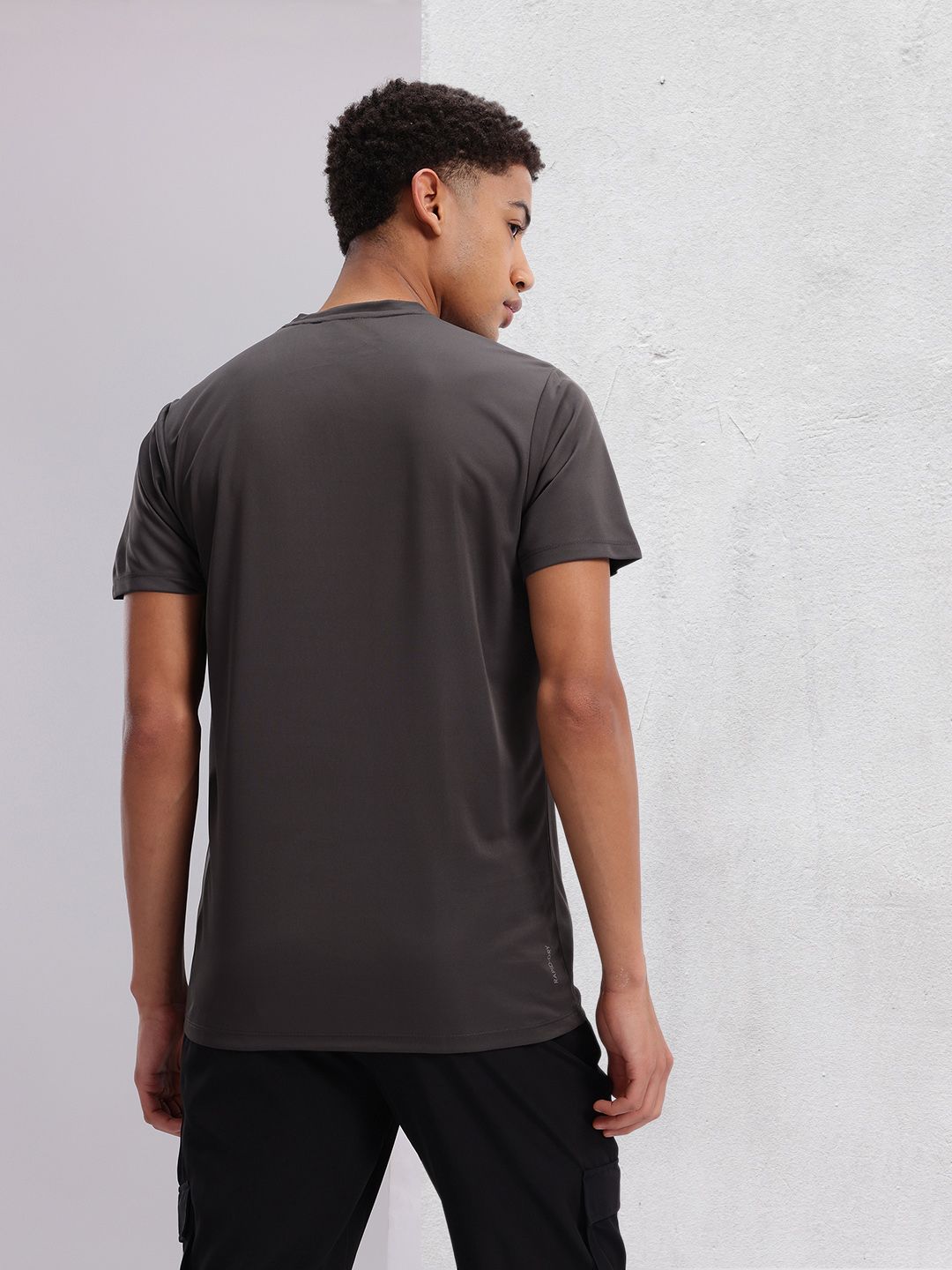 HRX by Hrithik Roshan Rapid-Dry Typography Print Training T-shirt