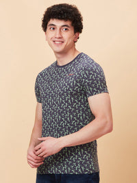 Being Human Conversational Printed Pure Cotton Round Neck Casual T-shirt