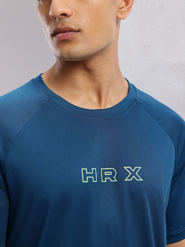 HRX by Hrithik Roshan Brand Logo Printed Rapid-Dry Training T-shirt