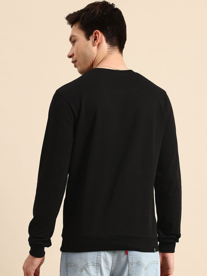 Being Human Brand Logo Printed Pure Cotton Sweatshirt