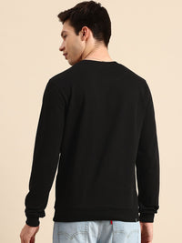 Being Human Brand Logo Printed Pure Cotton Sweatshirt