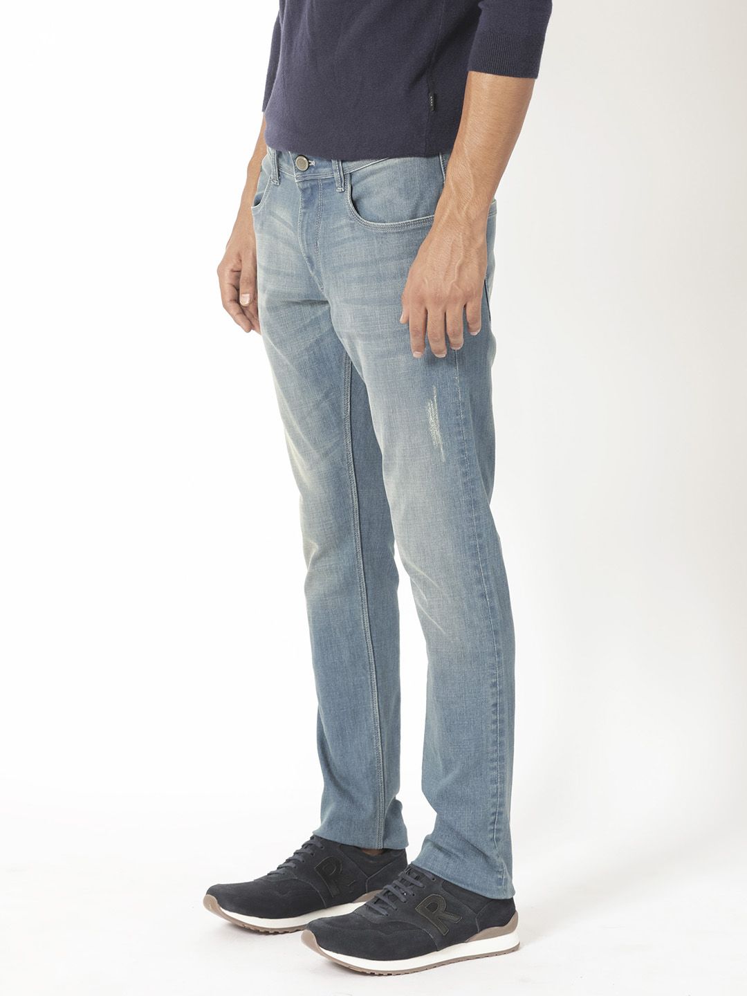 RARE RABBIT Men Grimm Slim Fit Cotton Jeans