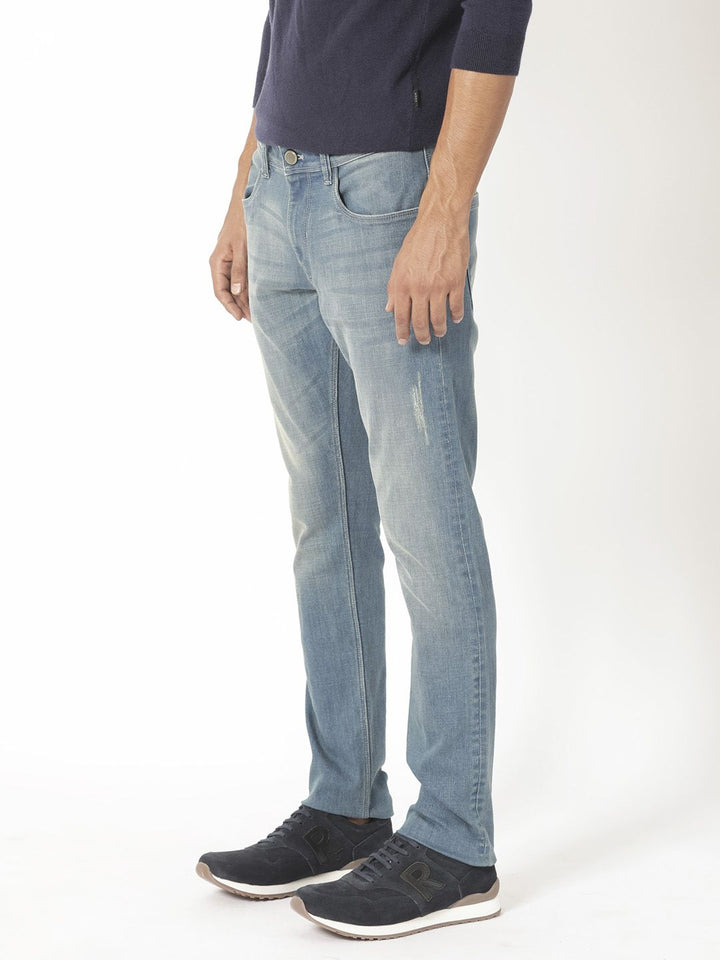 RARE RABBIT Men Grimm Slim Fit Cotton Jeans