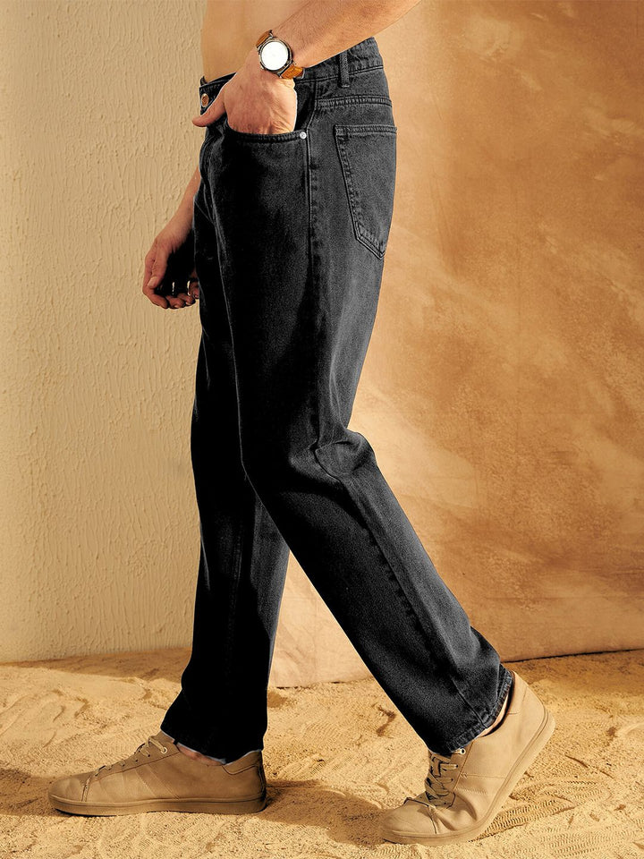 DENNISON Men Comfort Baggy Fit Non Stretchable Cotton Jeans