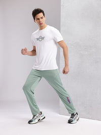 HRX by Hrithik Roshan Men Brand Logo Printed Mid-Rise Rapid-Dry Running Track Pants