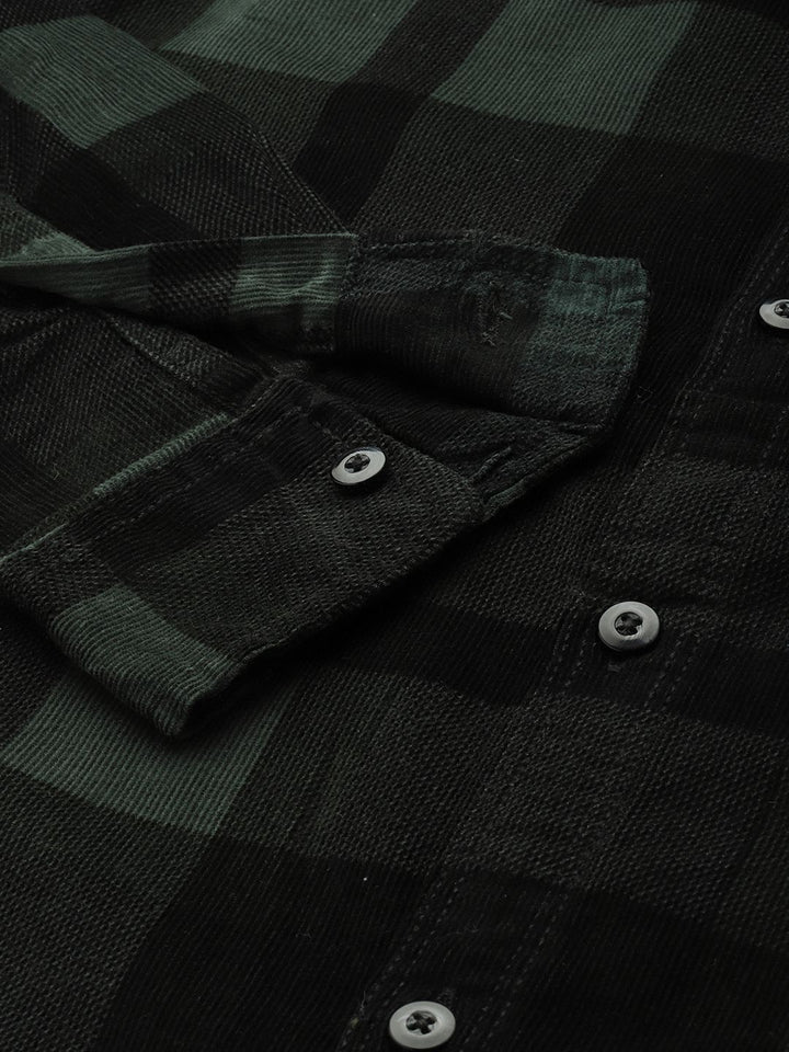 The Indian Garage Co Pure Cotton Checked Casual Shirt