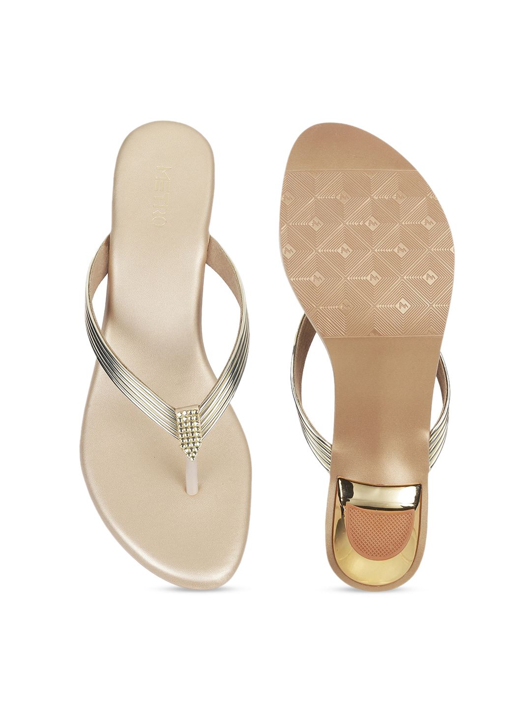Metro Embellished Kitten Heels