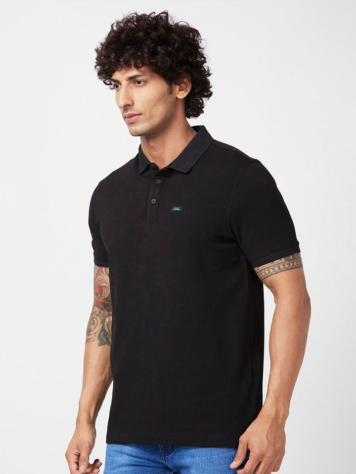 SPYKAR Polo Collar Slim Fit T-shirt