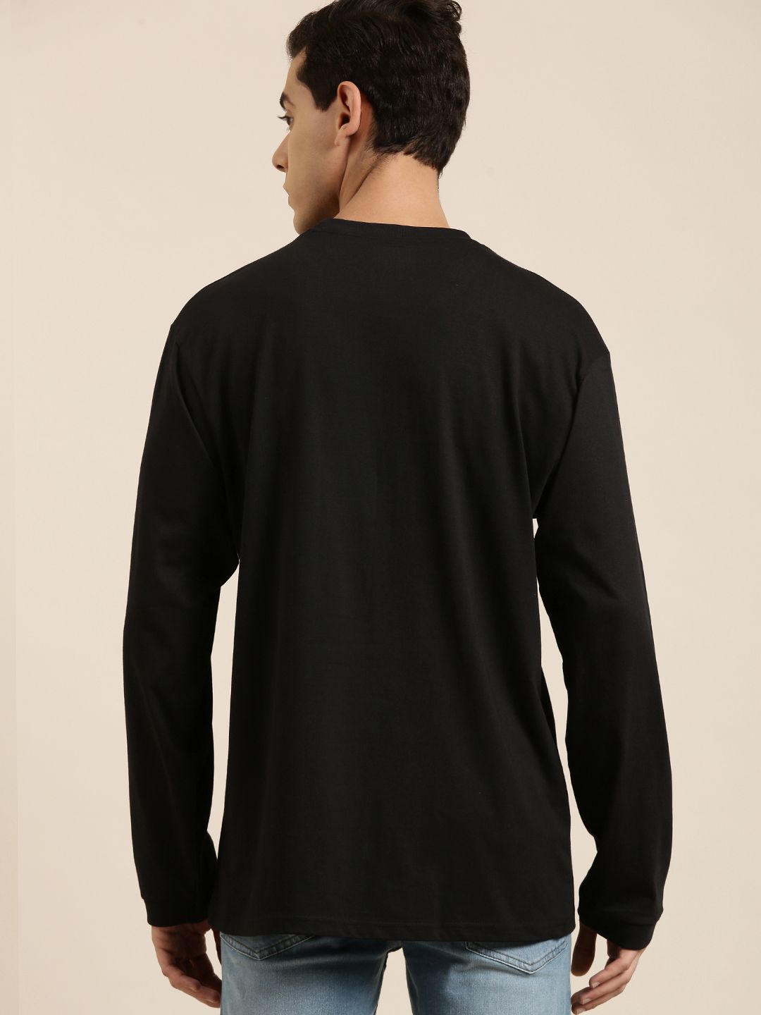 DILLINGER Men Black Typography Printed Pure Cotton Oversized  T-shirt