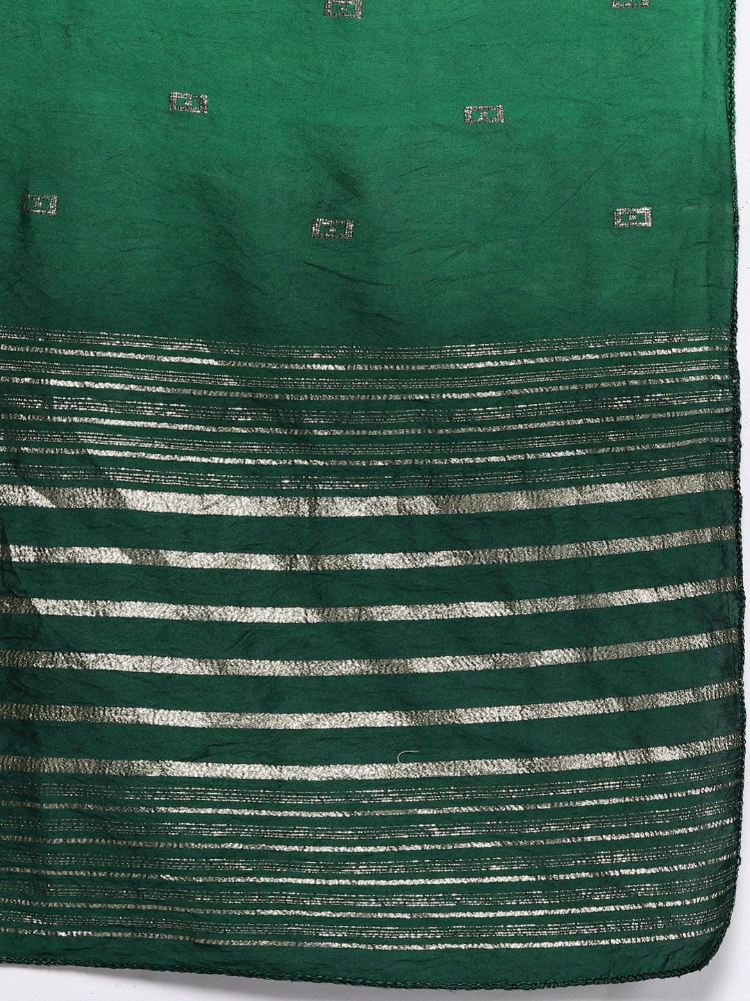 Varanga Women Green Ethnic Motifs Embroidered Kurta with Trousers & Dupatta