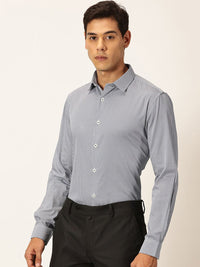 Thomas Scott Premium Slim Fit Micro Ditsy Printed Cotton Formal Shirt