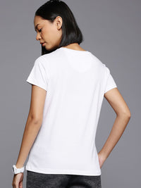 HRX by Hrithik Roshan Women Printed Pure Cotton T-shirt