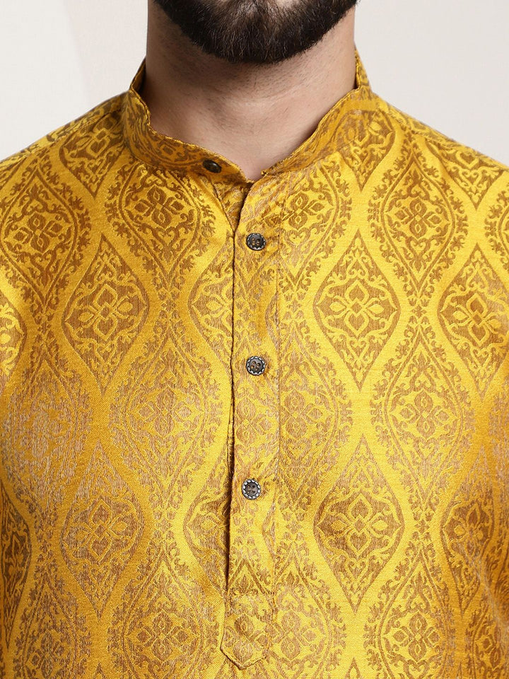 SOJANYA Motif Etnik Tenunan Rekaan Band Kolar Kurta Lurus